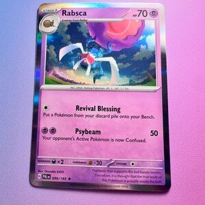 rabsca - 099/193 (holo rare) — pokemon: paldea evolved